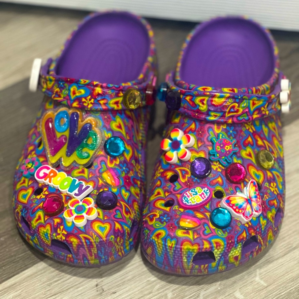 Lisa Frank Groovy Clogs Size 8